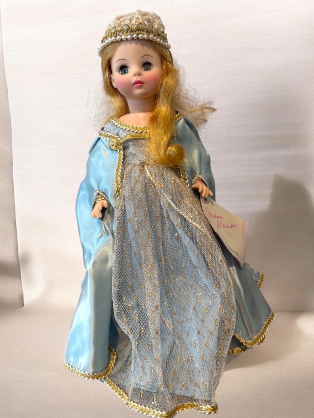 Madame Alexander Sleeping Beauty Light Blue and Gold Dress Collectible Doll